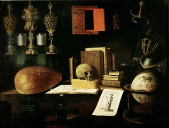 Nature morte vanitas, 1641